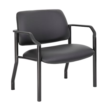 Boss Antimicrobial Guest Chair, 500 lb. Weight Capacity B9591AM-BK-500